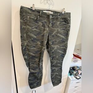 Torrid Green Camo Skinny Jeans